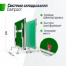 Профессиональный теннисный стол UNIX Line 25 mm MDF (Green)